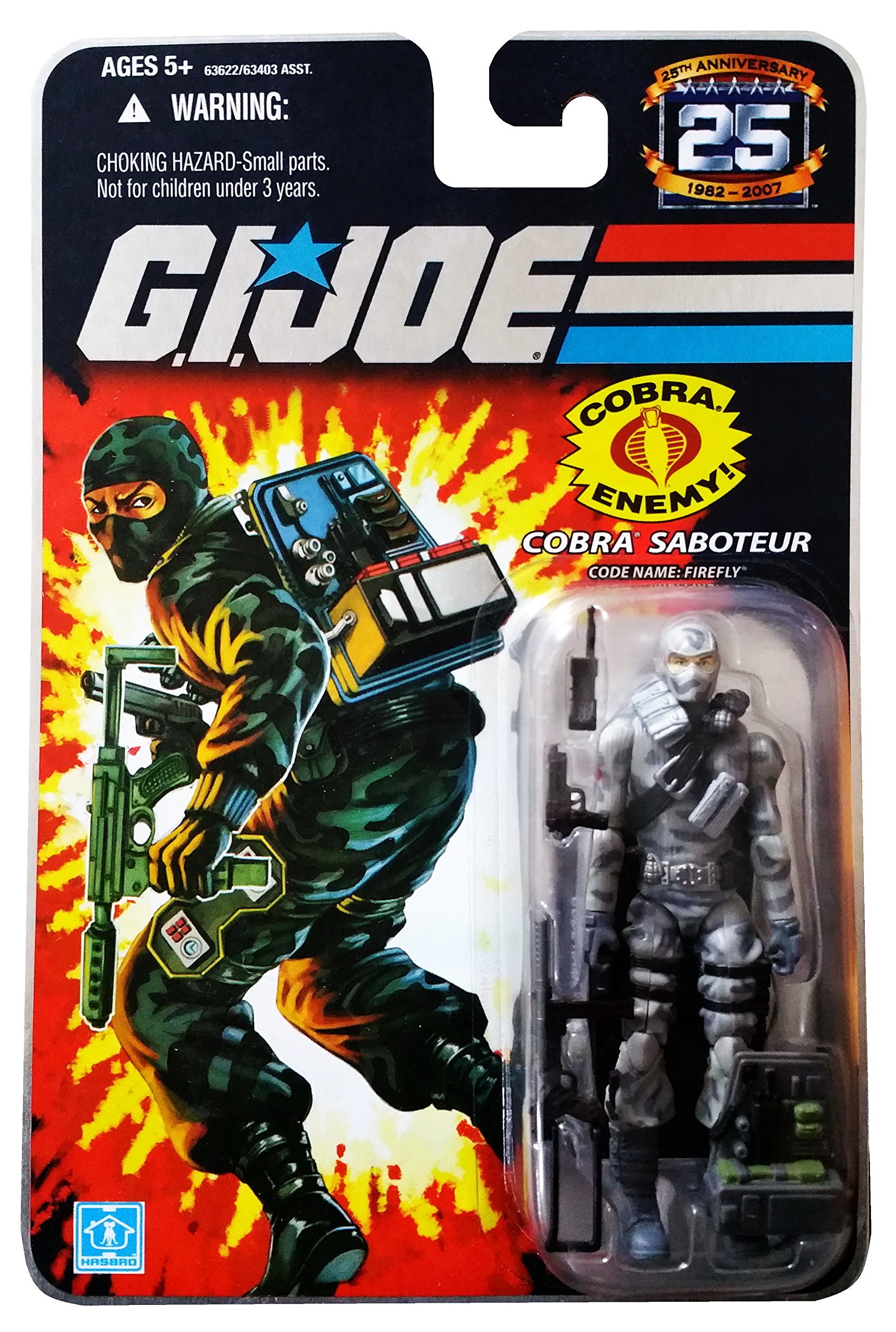 Amazon.com: G.I. Joe 25th Anniversary: Firefly (Cobra Saboteur