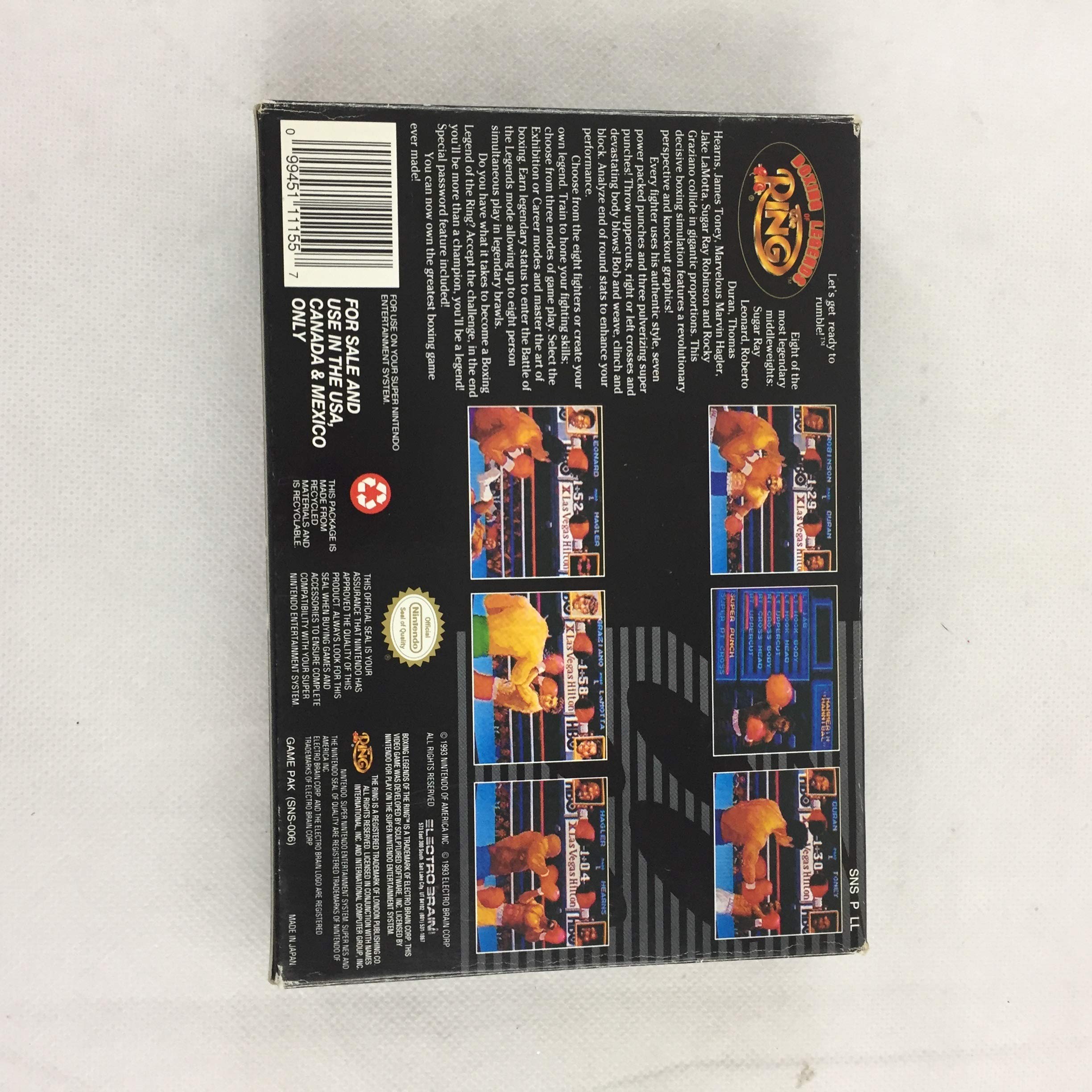 Amazon.com: Boxing Legends of the Ring - Nintendo Super NES