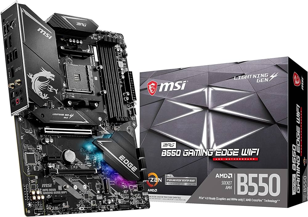 Amazon | MSI MPG B550 GAMING EDGE WIFI マザーボード ATX [AMD B550