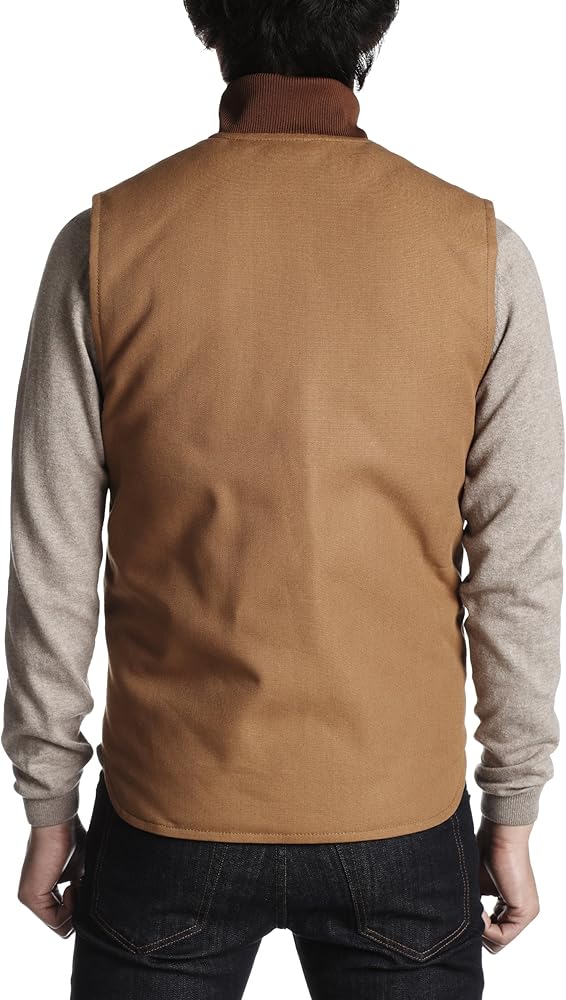 Amazon | (カーハート)Carhartt V01 Duck Vest ベスト V01 BRN