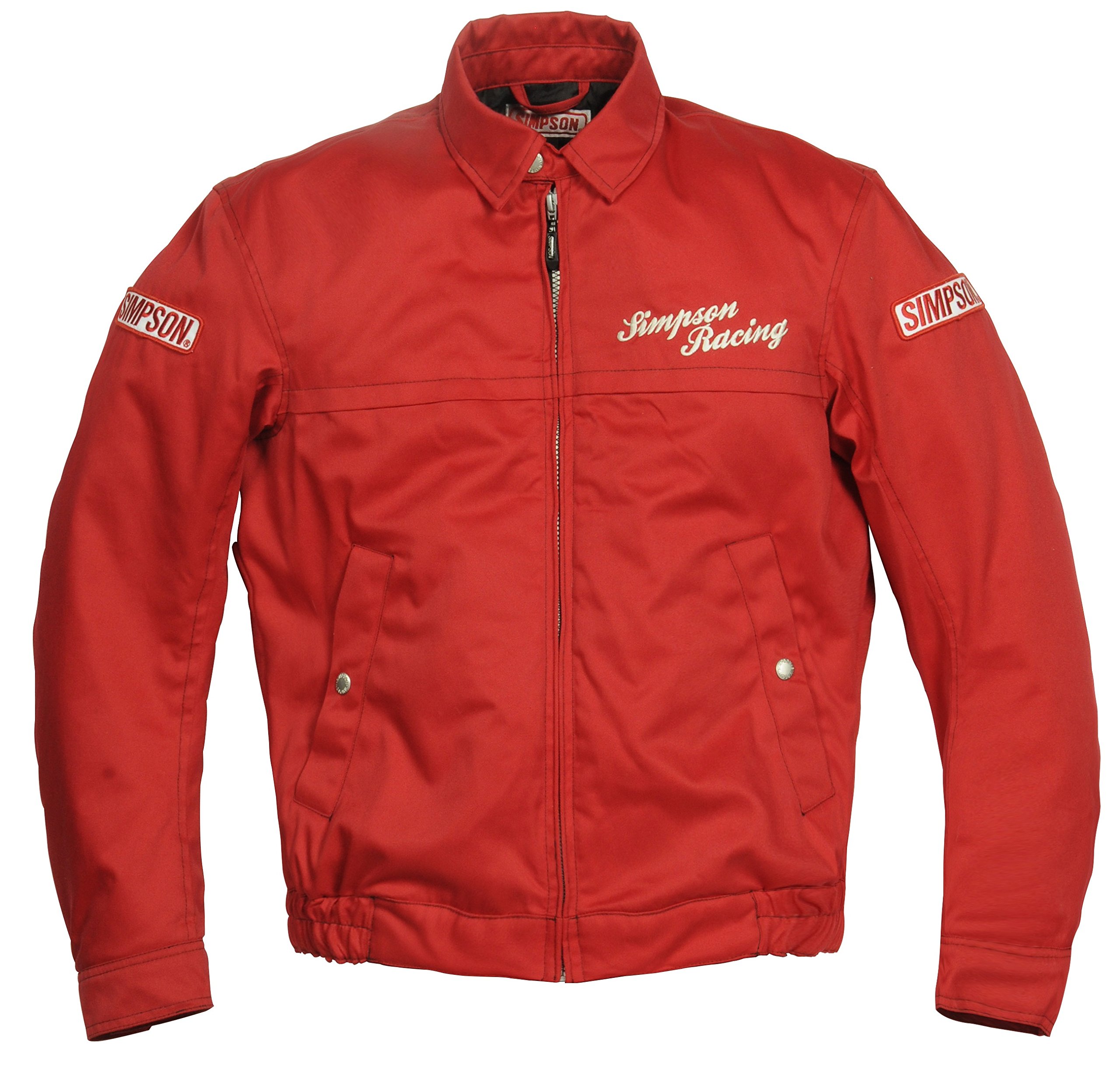 Amazon | [シンプソン] コットンジャケット レッド 3L SJ-5131