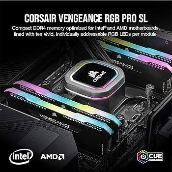 Corsair Vengeance RGB Pro SL 32GB (2x16GB) DDR4 3200 (PC4-25600