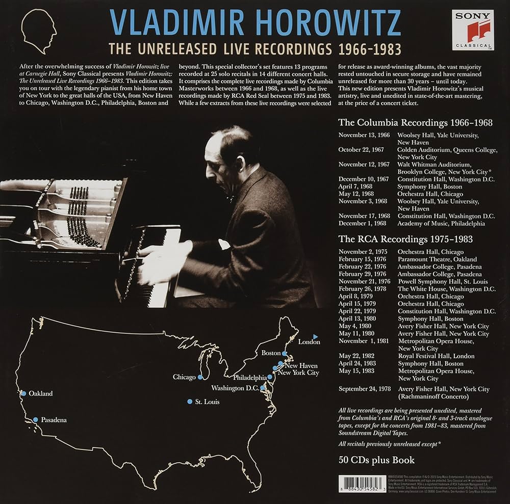 Amazon.com: Vladimir Horowitz: The Unreleased Live Recordings 1966