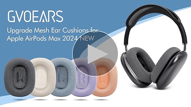 Amazon.com: Ear Cushions for New AirPods Max 2024 Version, Mesh