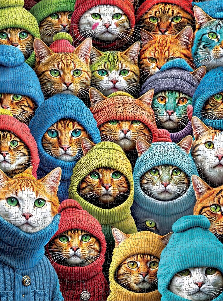 Cross & Glory - Whiskered World: A Kitty Kaleidoscope - Jigsaw Cat