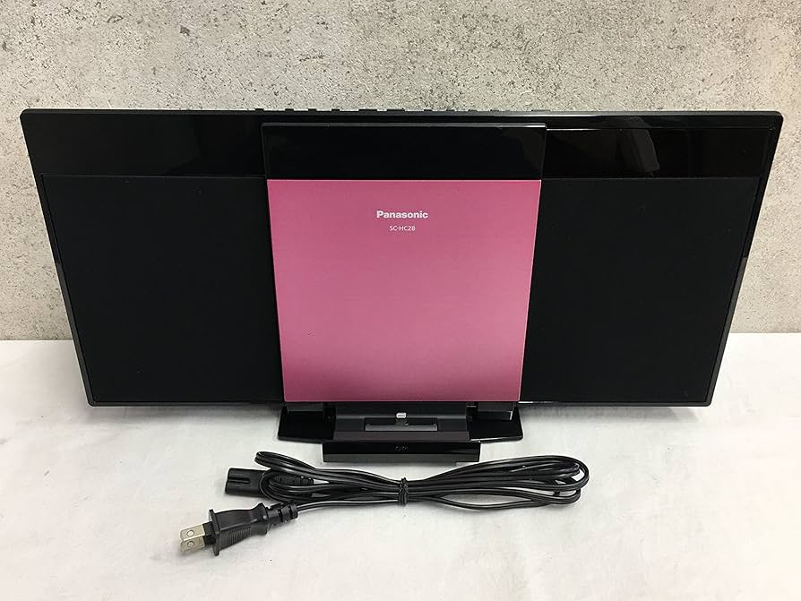 Amazon.co.jp: Panasonic コンパクトステレオシステム ピンク SC-HC28