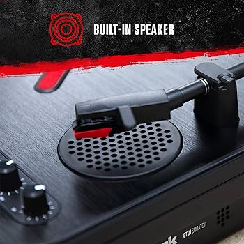 Amazon | Numark スクラッチ・ターンテーブル スピーカー内蔵 乾電池