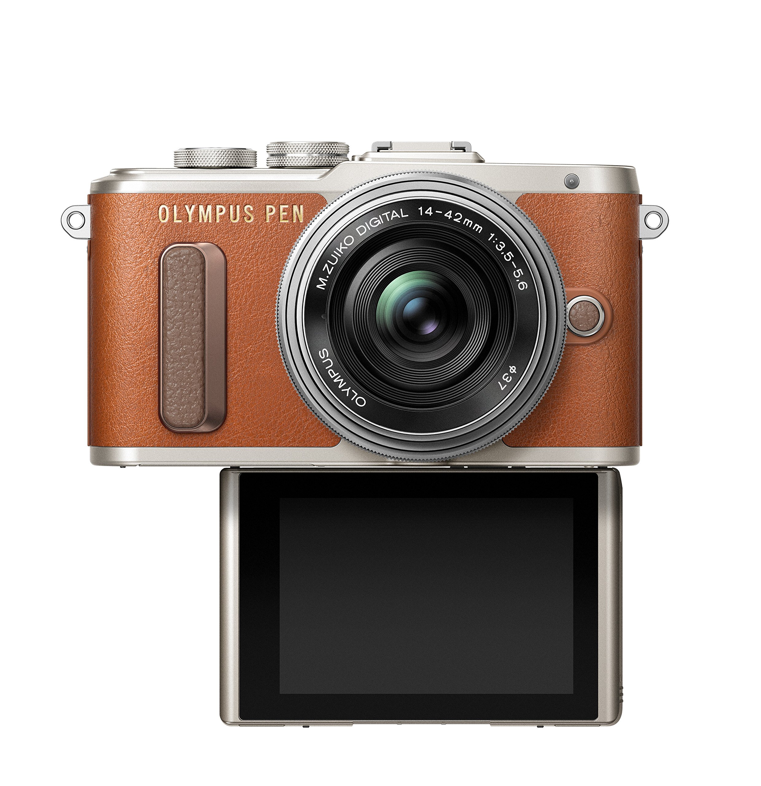 Amazon.com : OM SYSTEM Olympus Pen E-PL8 Brown Body with 14-42mm