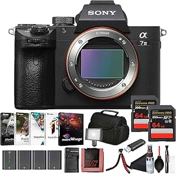 Amazon.com : Sony α7 III Full-Frame Mirrorless Camera Body (ILCE