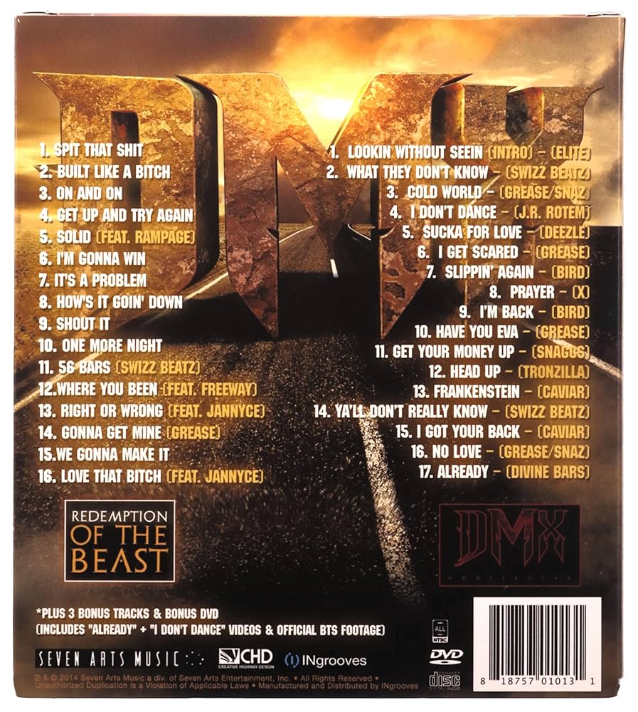DMX - Redemption Of The Beast [2 CD/DVD][Explicit][Limited Edition