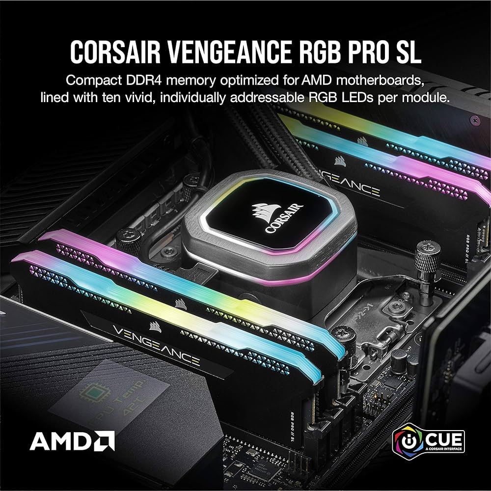 Amazon | Corsair Vengeance RGB PRO SL 16GB (2x8GB) DDR4 4000MHz
