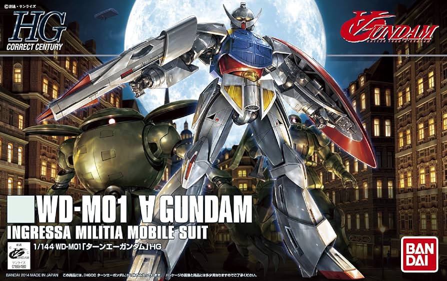 Amazon.com: Bandai Hobby - Mobile Suit Gundam - #177 Turn A Gundam