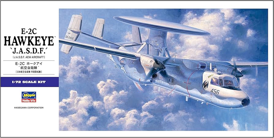 Amazon.com: Hasegawa E-2C Hawkeye J.A.S.D.F. Limited Edition Model