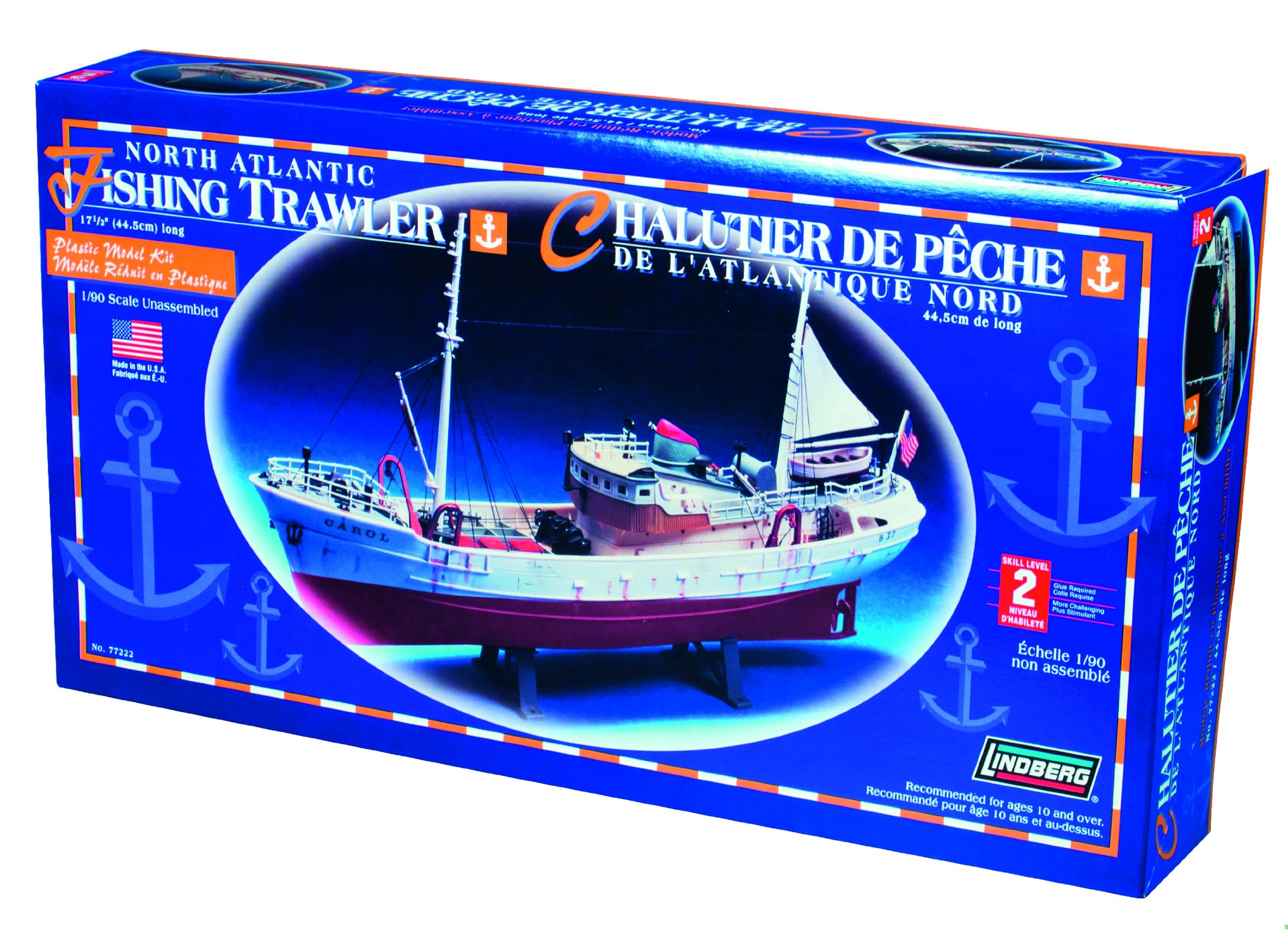 Amazon.com: Lindberg 1/90 Scale North Atlantic Fishing Trawler