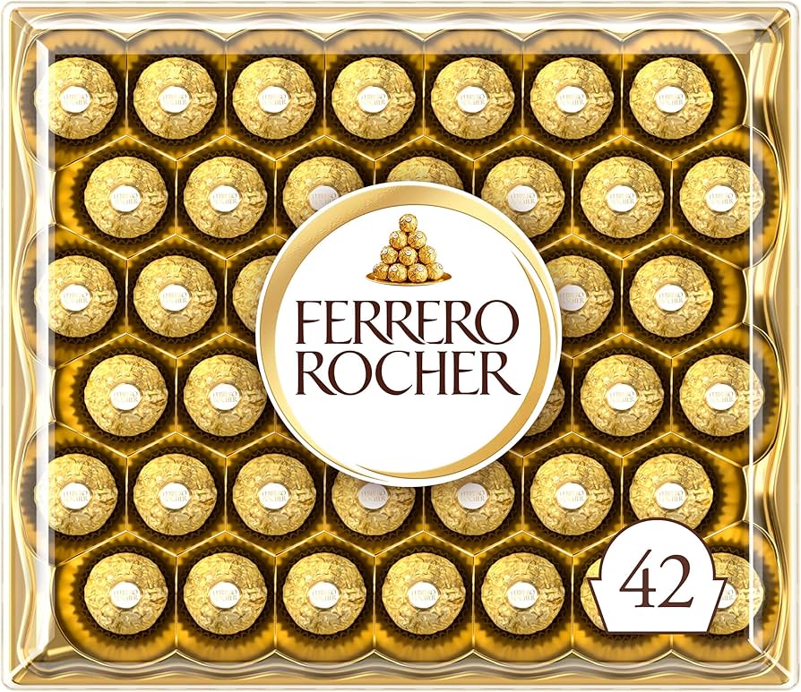 Amazon.com: Ferrero Rocher Chocolate Gift Set, Hazelnut and Milk