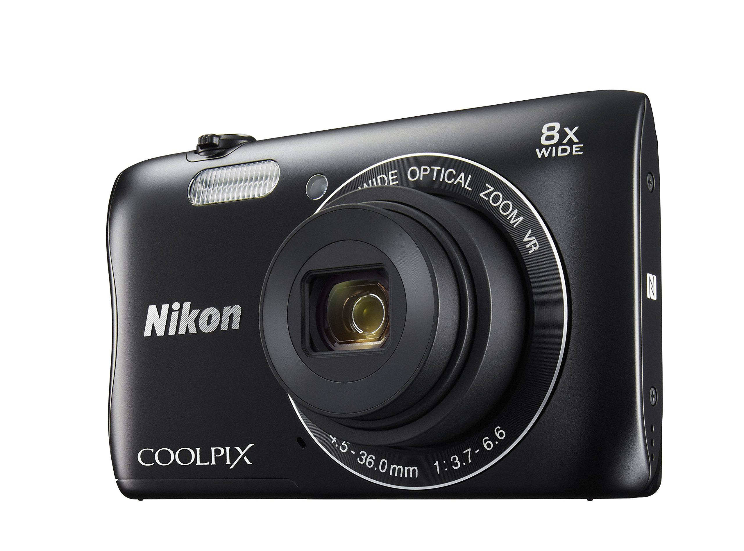 Amazon.com : Nikon Digital Camera COOLPIX S3700 Black Optical 8X