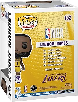 Amazon.com: Funko Pop NBA: Los Angeles Lakers - Lebron Lebron