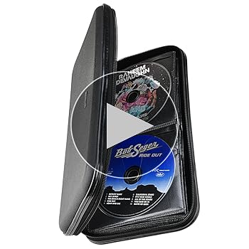 XiongYe CD DVD Case, 72 Capacity Heavy Duty Wallet, DVD CD Case