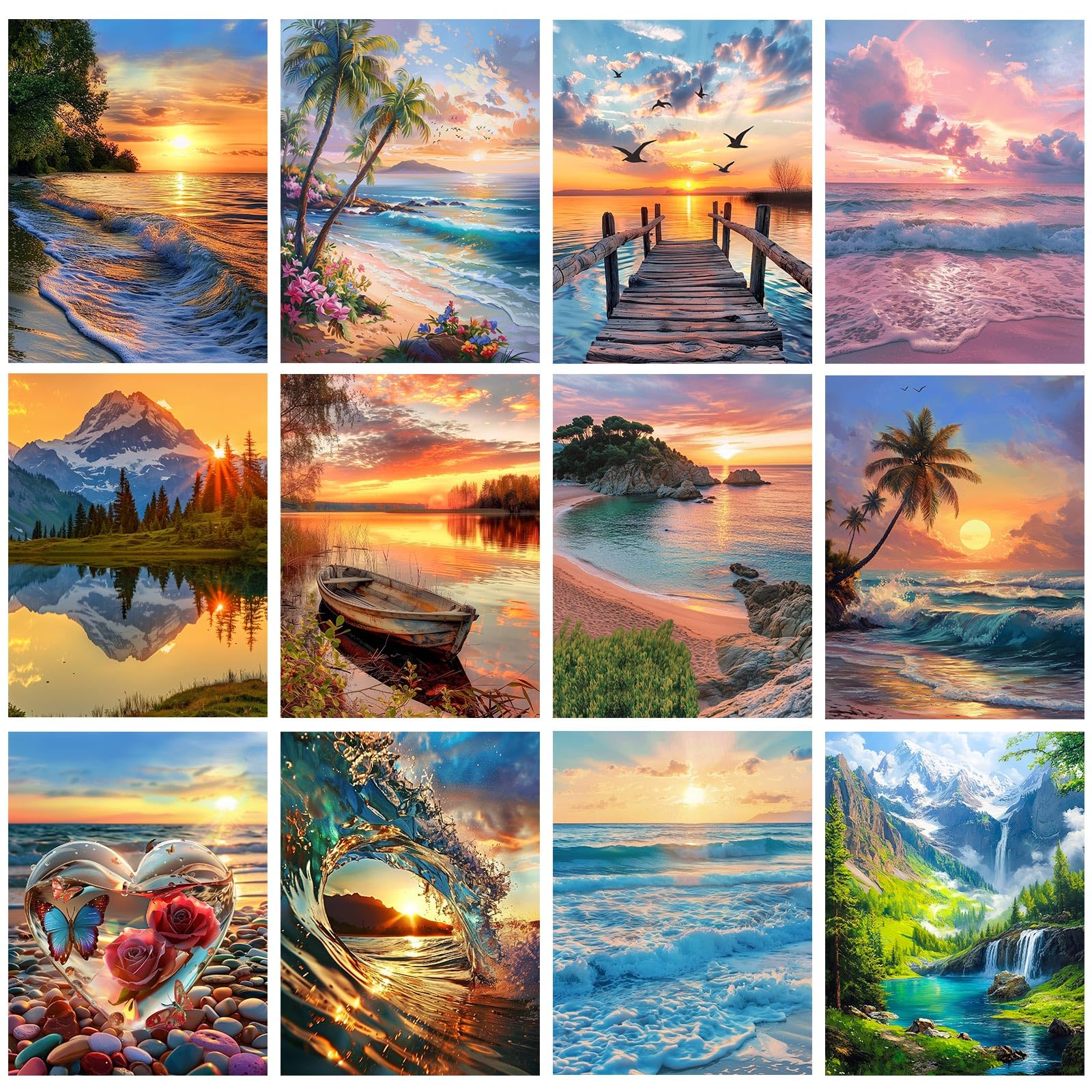 Amazon.com: CreateJoy 12 Pack 5D Diamond Art Kits for Adults