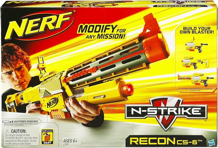 Amazon.com: Nerf N-Strike Recon CS-6 Dart Blaster : Toys & Games