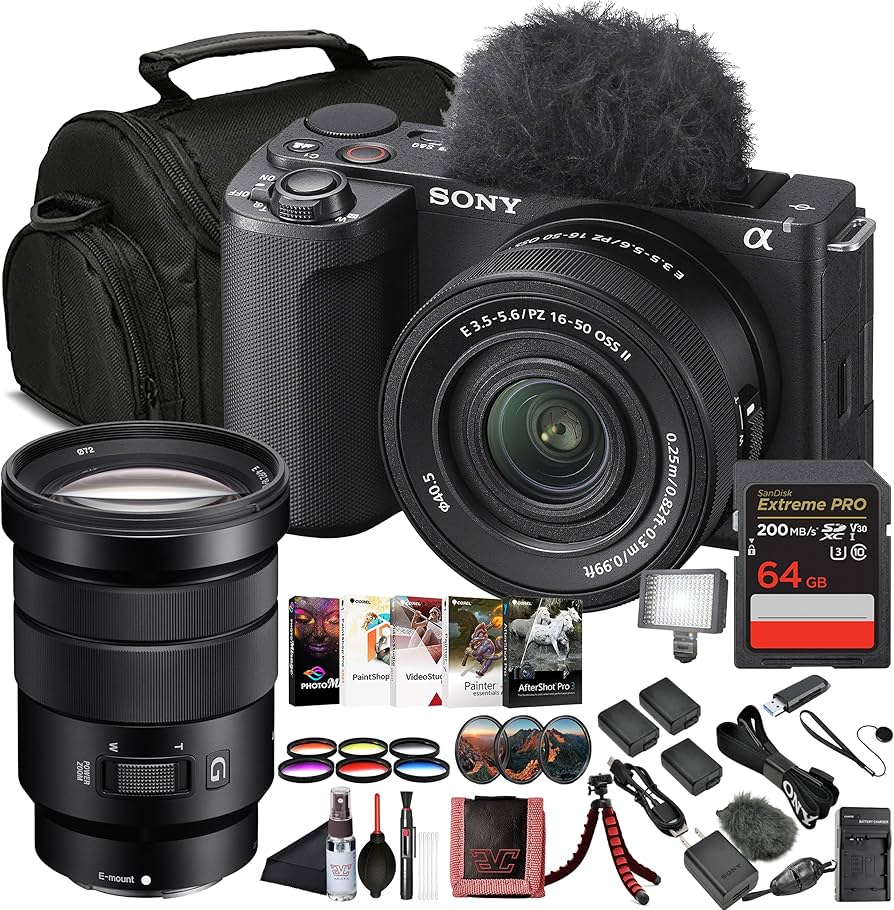 Amazon.com : Sony ZV-E10 II Mirrorless Vlogging Camera Kit with 16