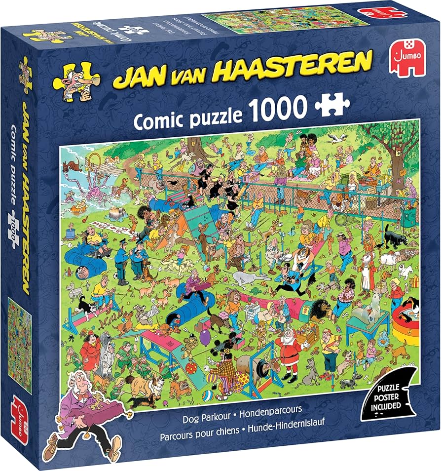 Amazon.com: Jan Van Haasteren Dog Parkour - 1000 Piece Adults