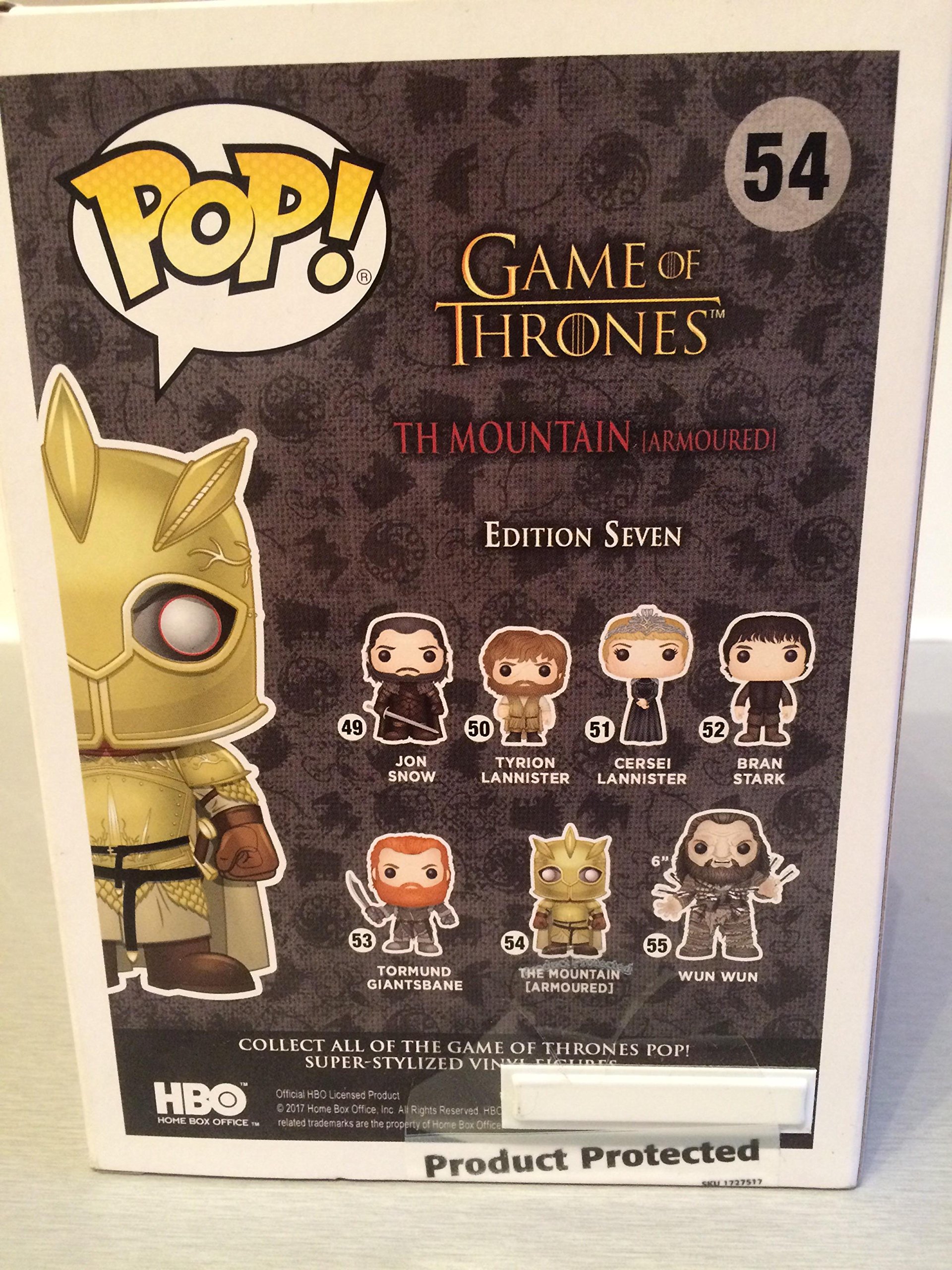 Amazon.com: Funko Game of Thrones POP! The Mountain Exclusive