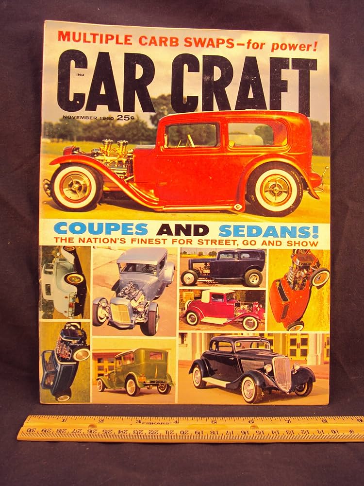 1960 60 November CAR CRAFT Magazine, Volume 8 Number # 7 (Features