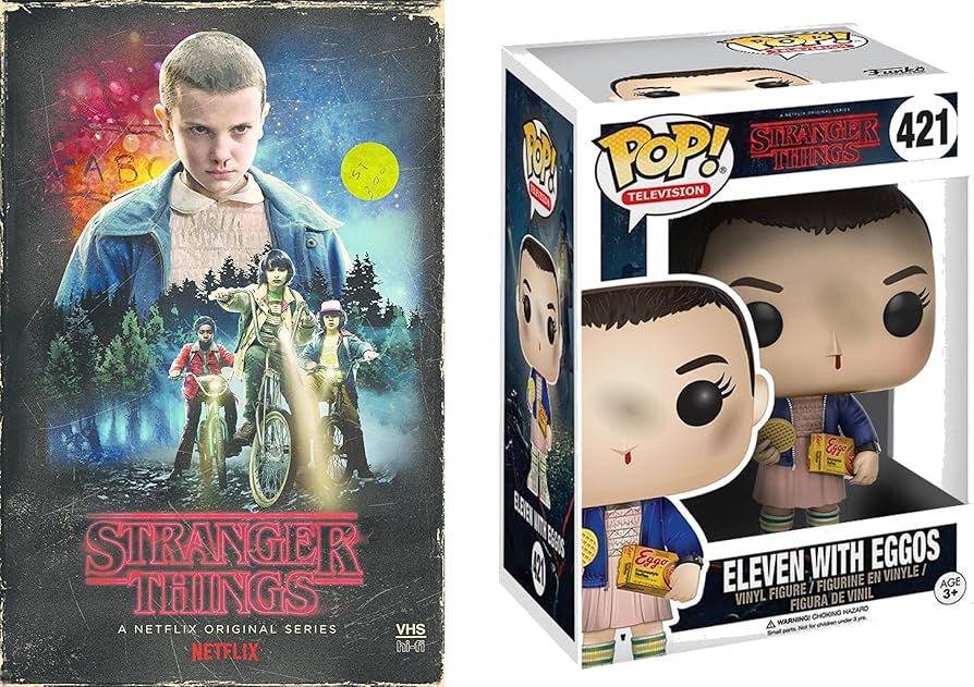 Amazon.com: Stranger Things Funko Pop Eleven (with Eggos) #421 VHS