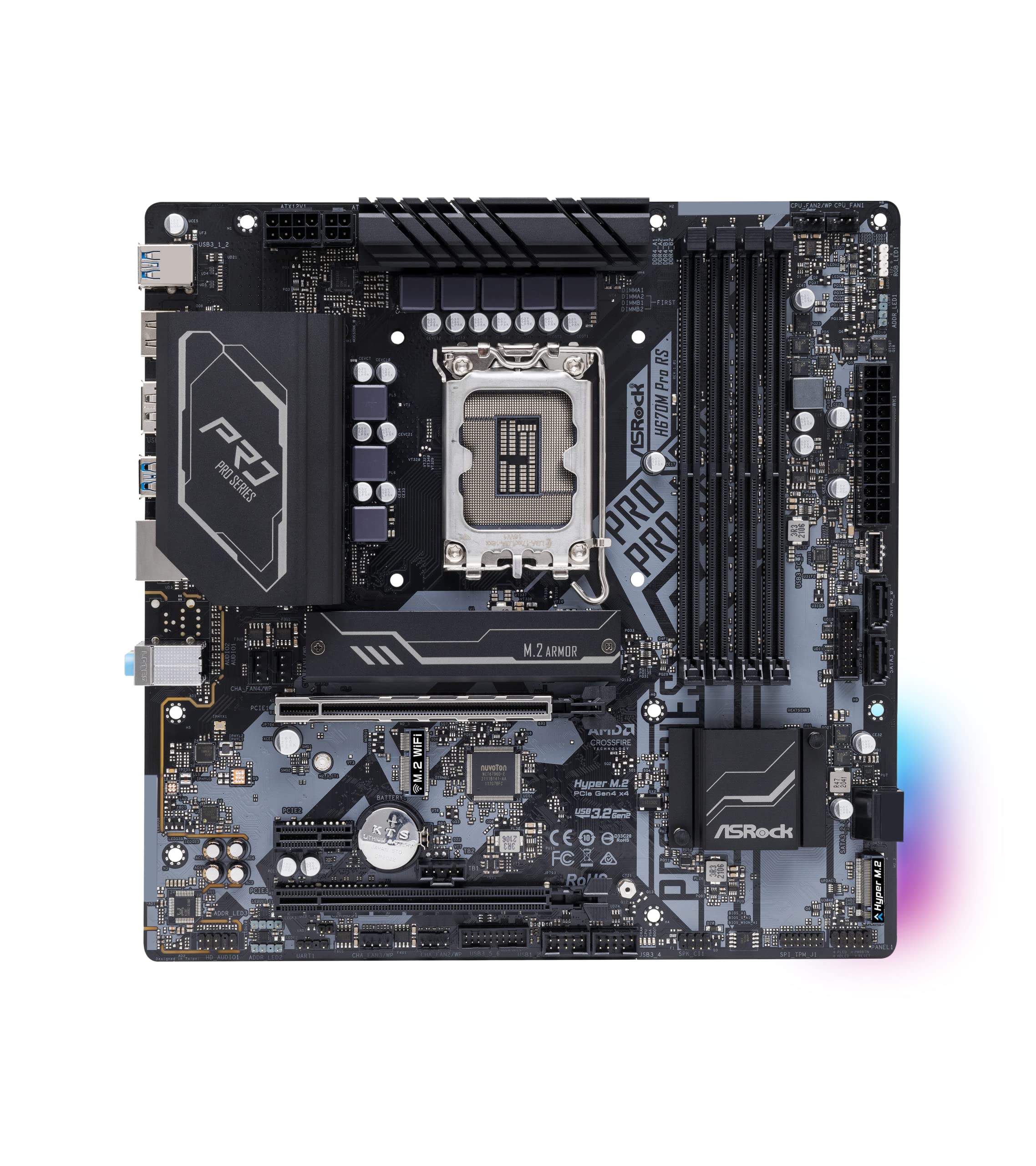 ASRock H670M Pro RS + Core i3 12100Fセット ASRock H670M Pro RS +