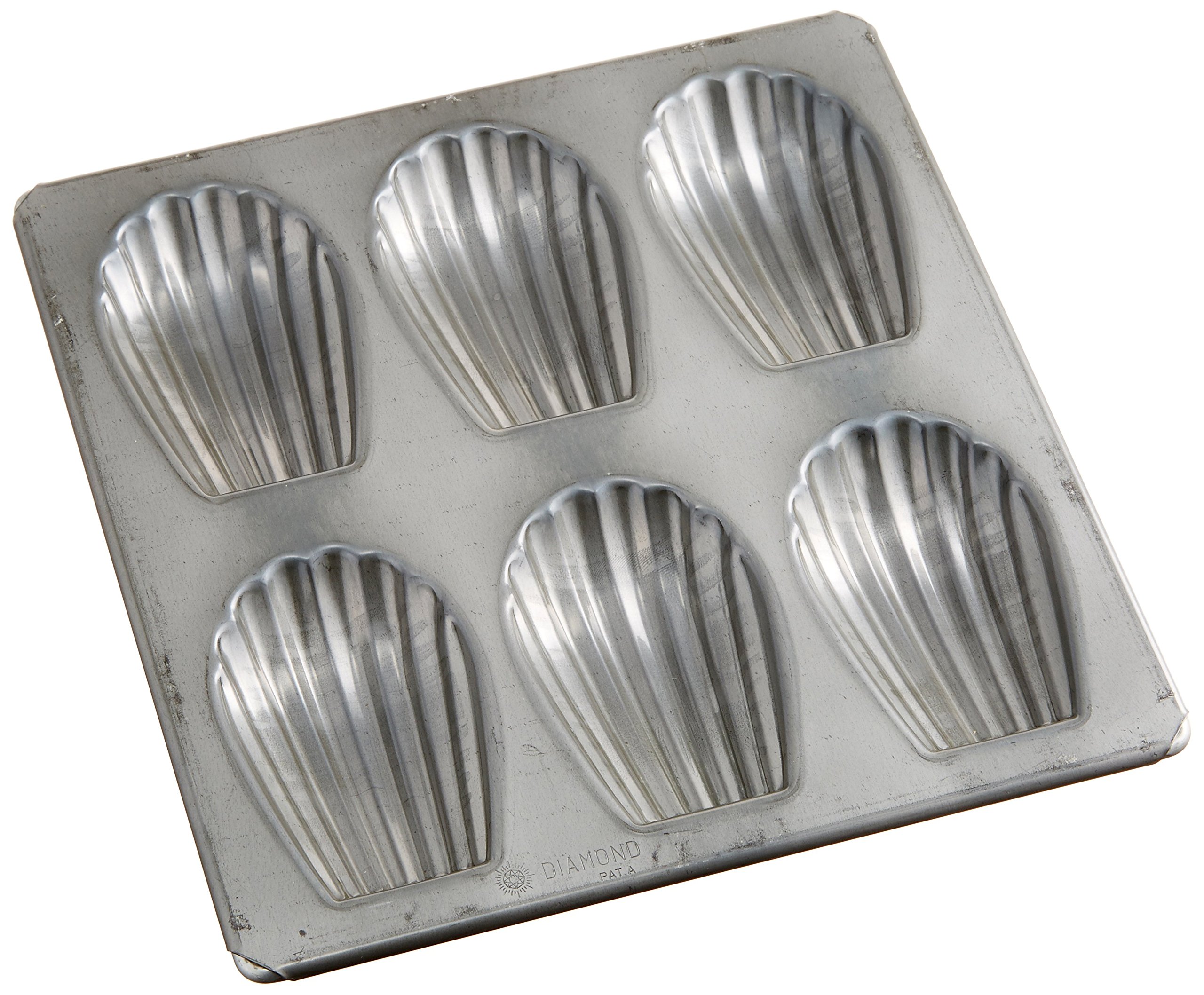 Amazon｜新考社 マドレーヌ貝型 シリコン加工 6個付 イ-147 188×195