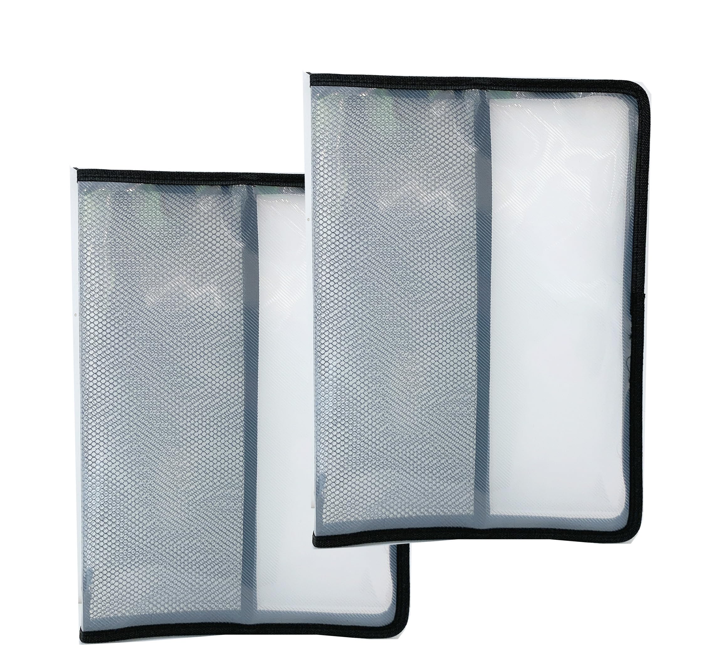 Amazon | B4 ファスナー付きクリアファイルケース 書類収納ケース