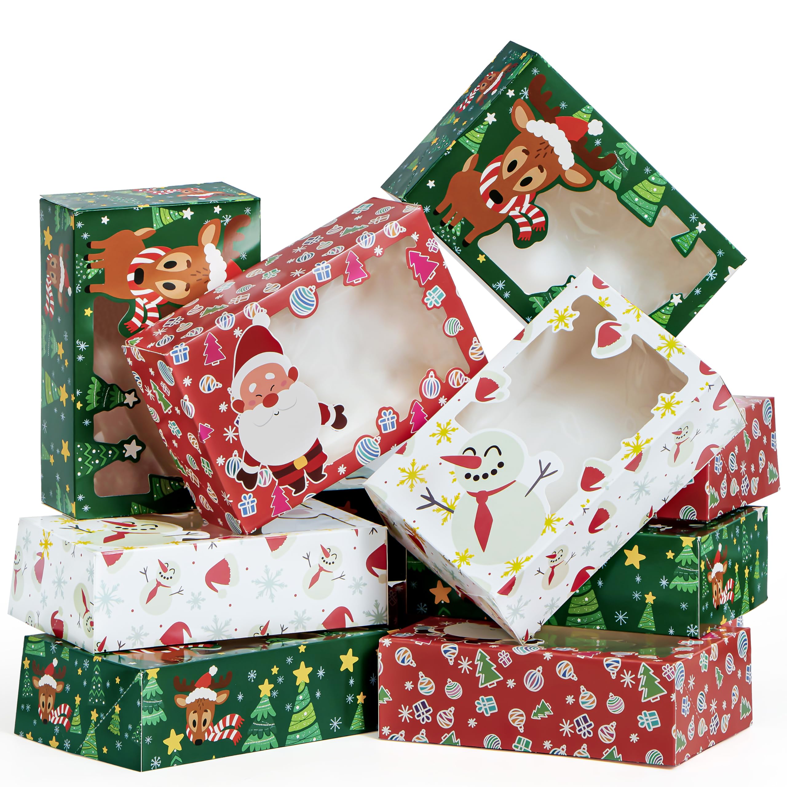 Amazon.com: JOYIN 24 PCS Christmas Foil Treats Cookie Gift Boxes