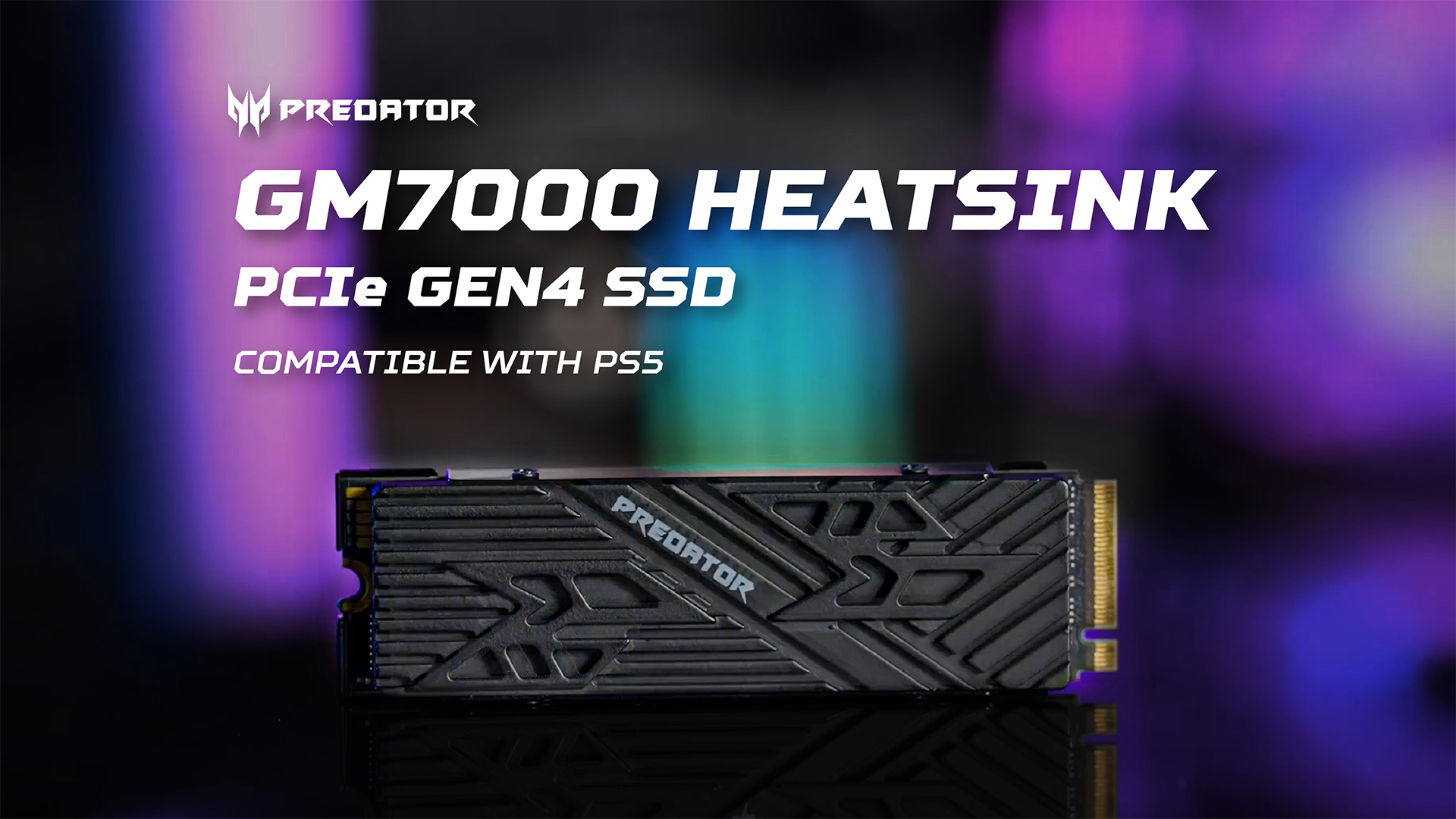 acer Predator GM7000 Heatsink 1TB SSD, PCIe Gen4x4 NVMe M.2 SSD