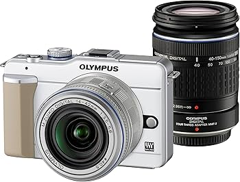 Amazon | OLYMPUS マイクロ一眼 PEN E-PL1ダブルズームキット ホワイト