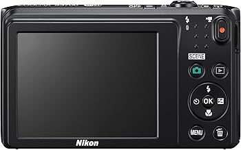 Amazon.com : Nikon Digital Camera COOLPIX S3700 Black Optical 8X