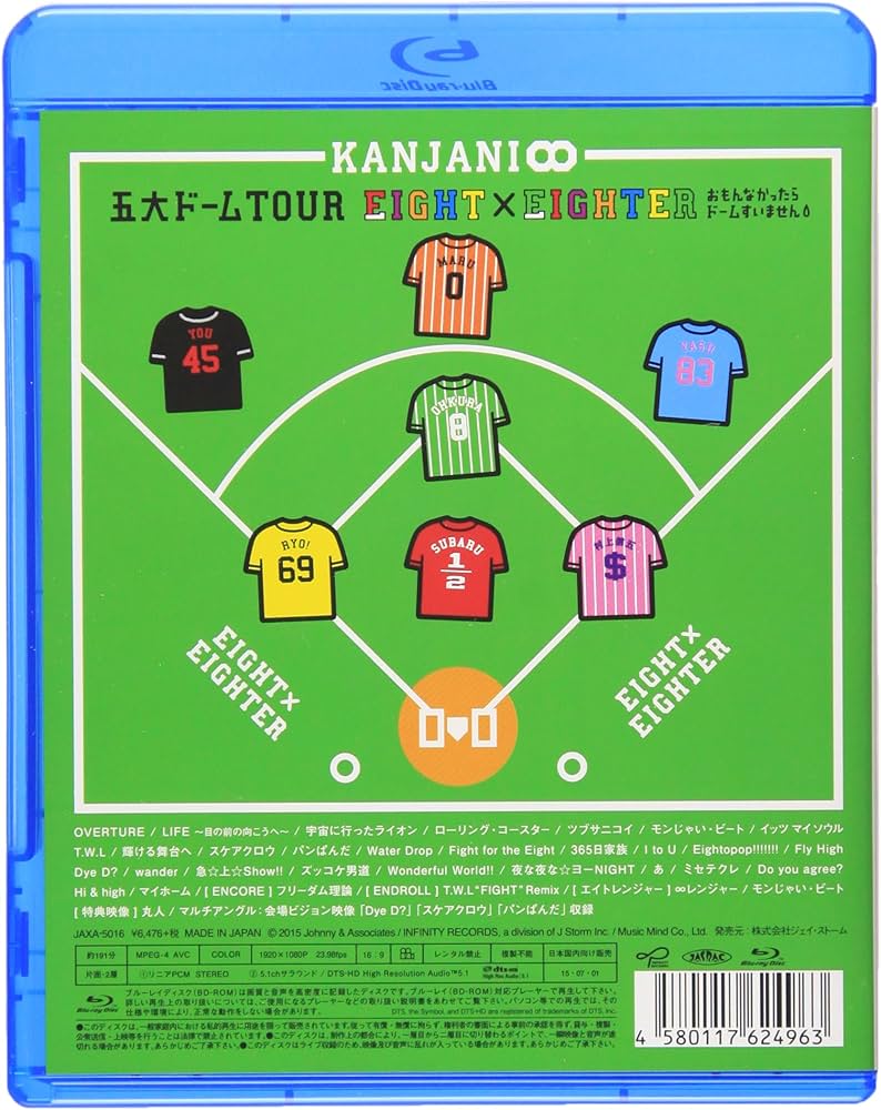Amazon.co.jp: KANJANI∞ 五大ドームTOUR EIGHT×EIGHTER おもんなかっ
