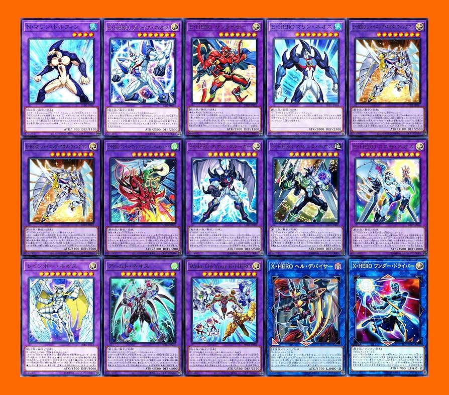 Amazon.co.jp: ネオス デッキ heroデッキ e hero ネオス クルーガー