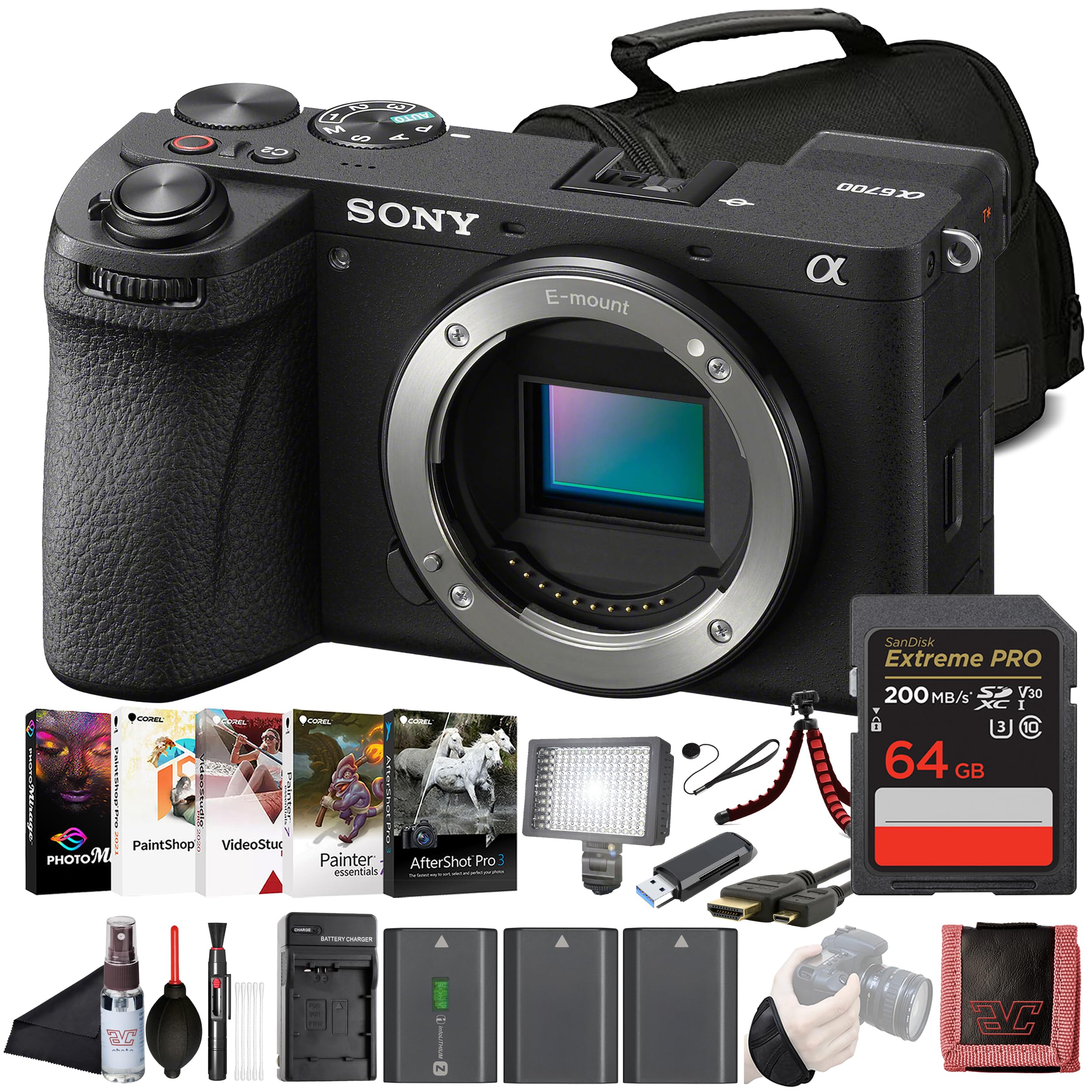 Amazon.com : Sony α6700 APS-C Mirrorless Camera (ILCE-6700) – 26