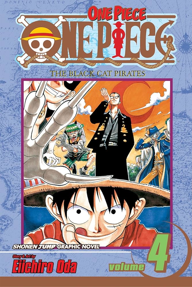 Amazon.com: One Piece Vol. 4: The Black Cat Pirates: 9781591163374