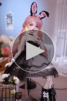 Amazon | 球体関節人形 1/3 BJDドール フルセット 56cm バニーガール服