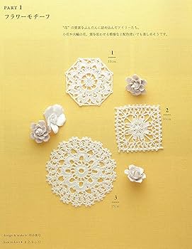 可愛い形のドイリーパターン フラワー・ハート・フルーツ・アニマル