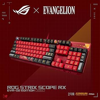Amazon.com: ROG Strix Scope RX EVA-02 Edition, 100% RGB Gaming