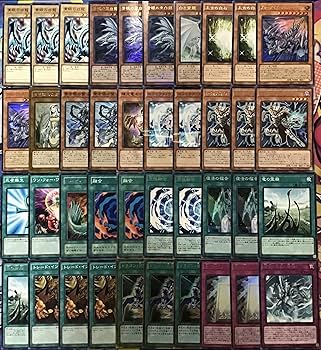 Amazon.co.jp: 本格構築 青眼 デッキ メイン＆EX15枚＆三重スリーブ