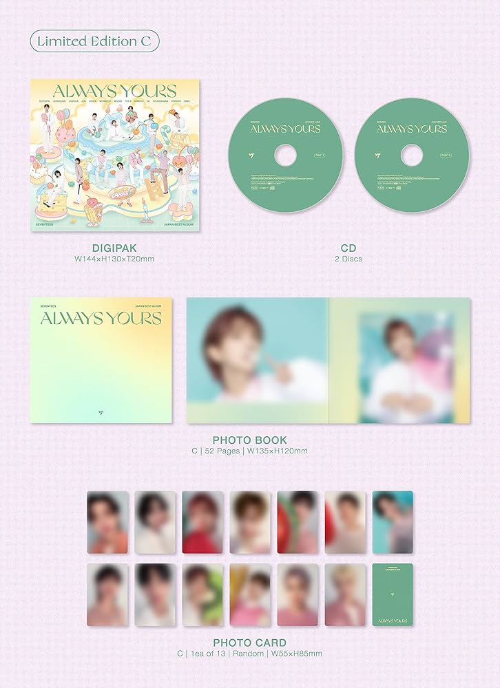 SEVENTEEN - ALWAYS YOURS[Limited Edition C] [2CD + Book] - Amazon