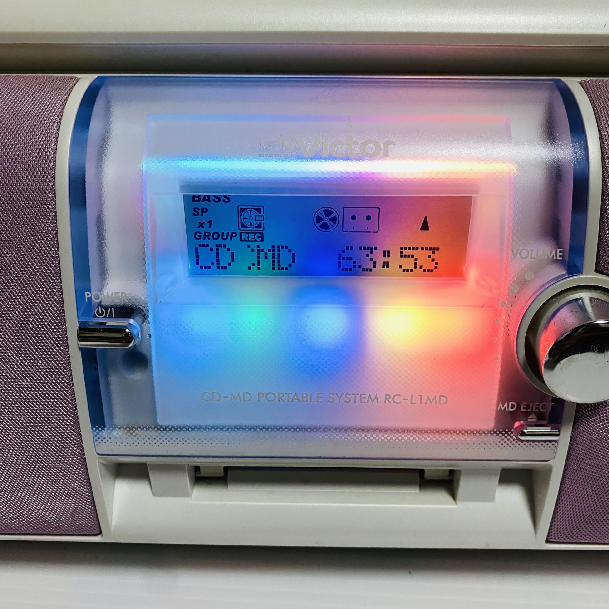 Amazon | JVCケンウッド ビクター CD-MDポータブルシステム ピンク RC