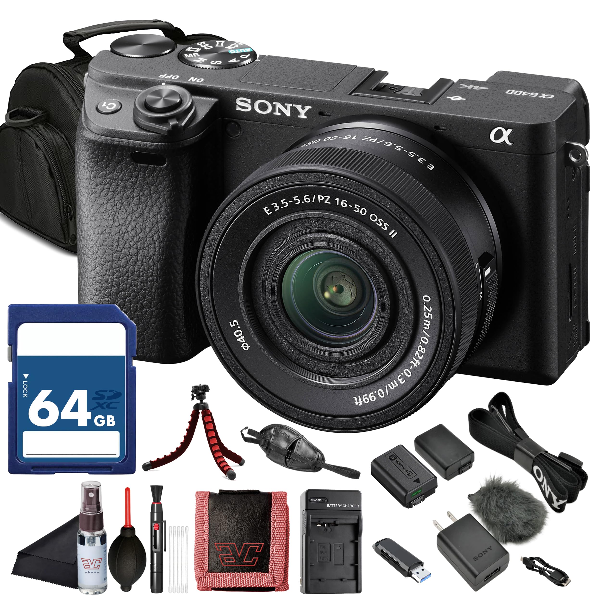 Amazon.com : Sony Alpha a6400 Mirrorless Digital Camera with 16