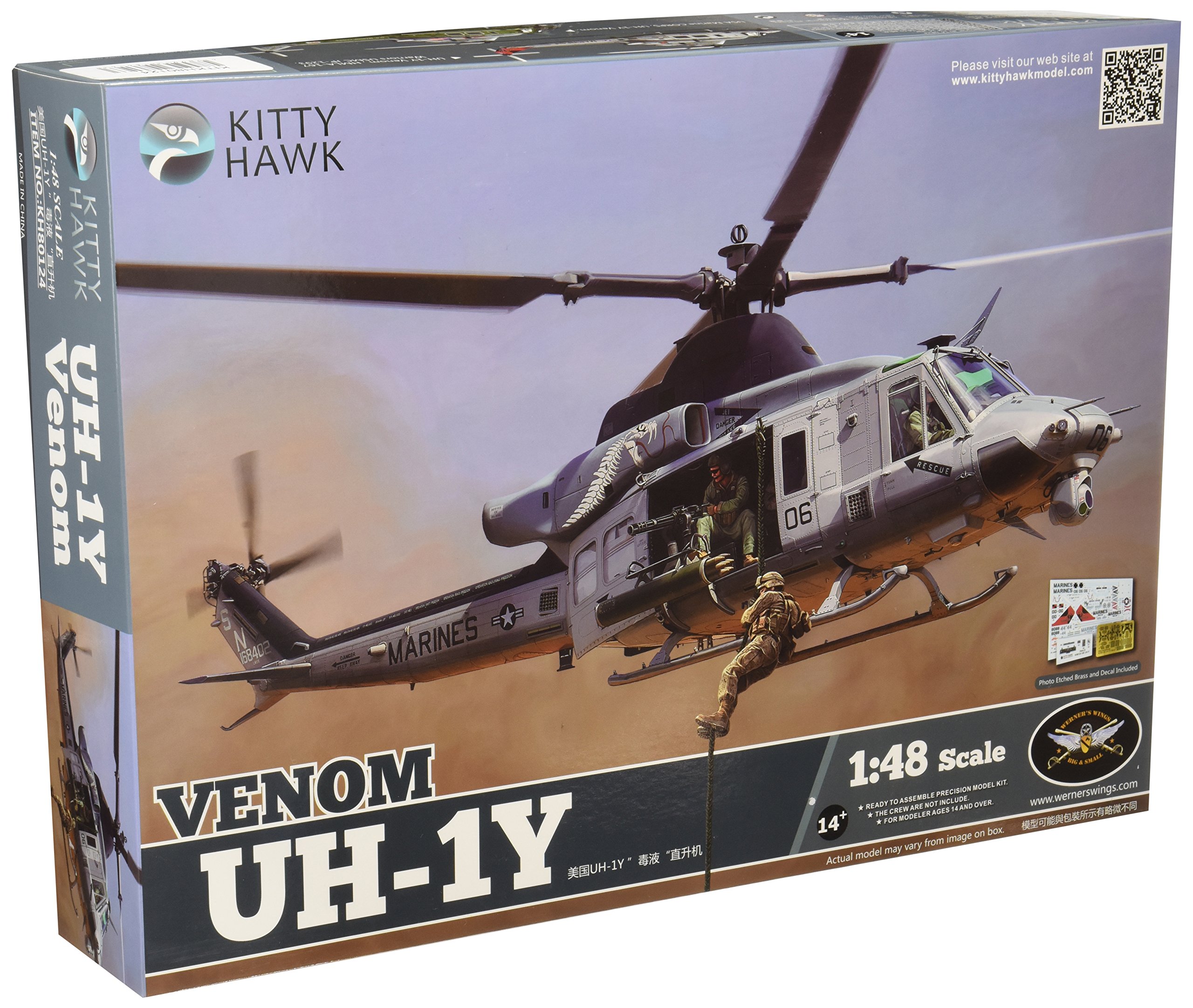 Amazon | キティホークモデル 1/48 UH-1Y ヴェノム 米海兵隊汎用