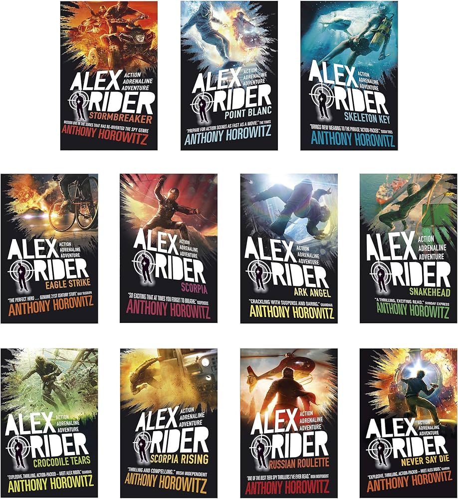 Alex Rider 11 Books Collection set by Anthony Horowitz Children