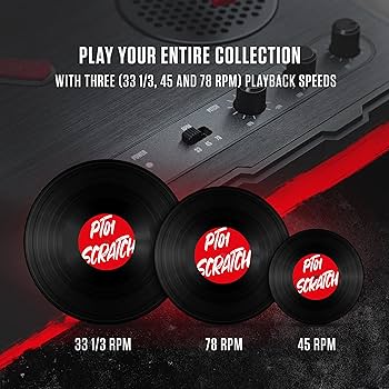 Amazon.com: Numark PT01 Scratch | DJ Turntable for Portablists